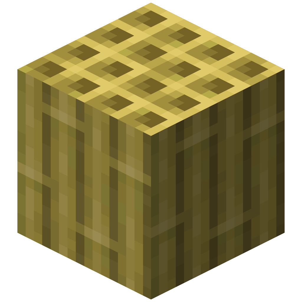 Block of Stripped Bamboo