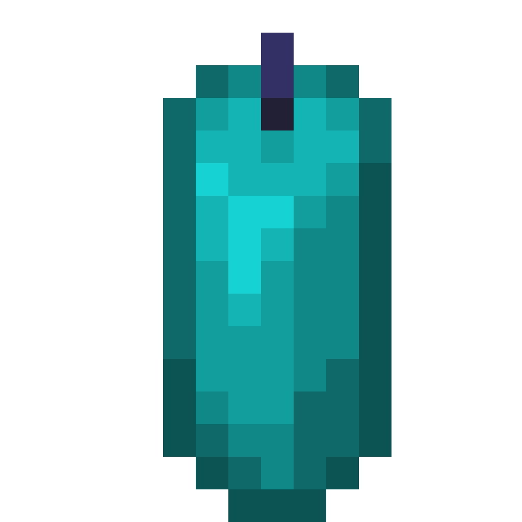 Cyan Candle