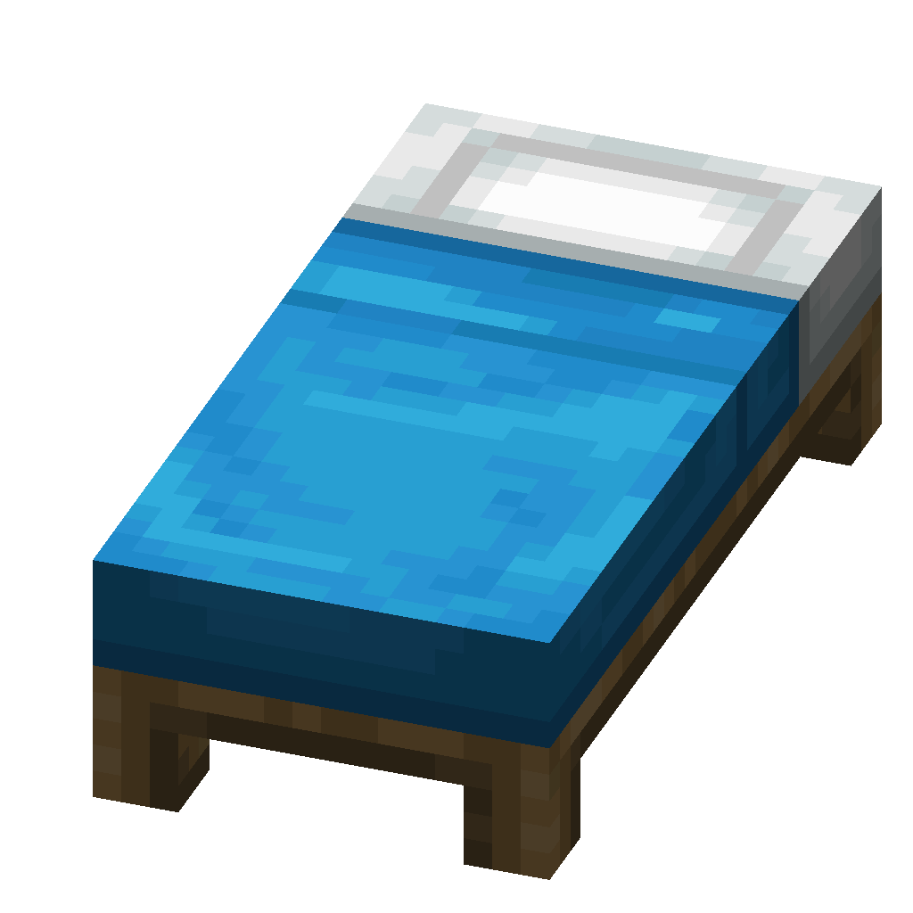 Light Blue Bed