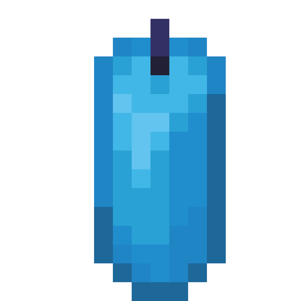 Light Blue Candle