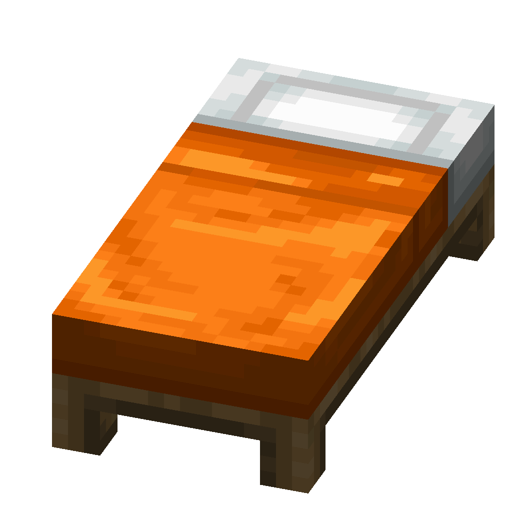 Orange Bed