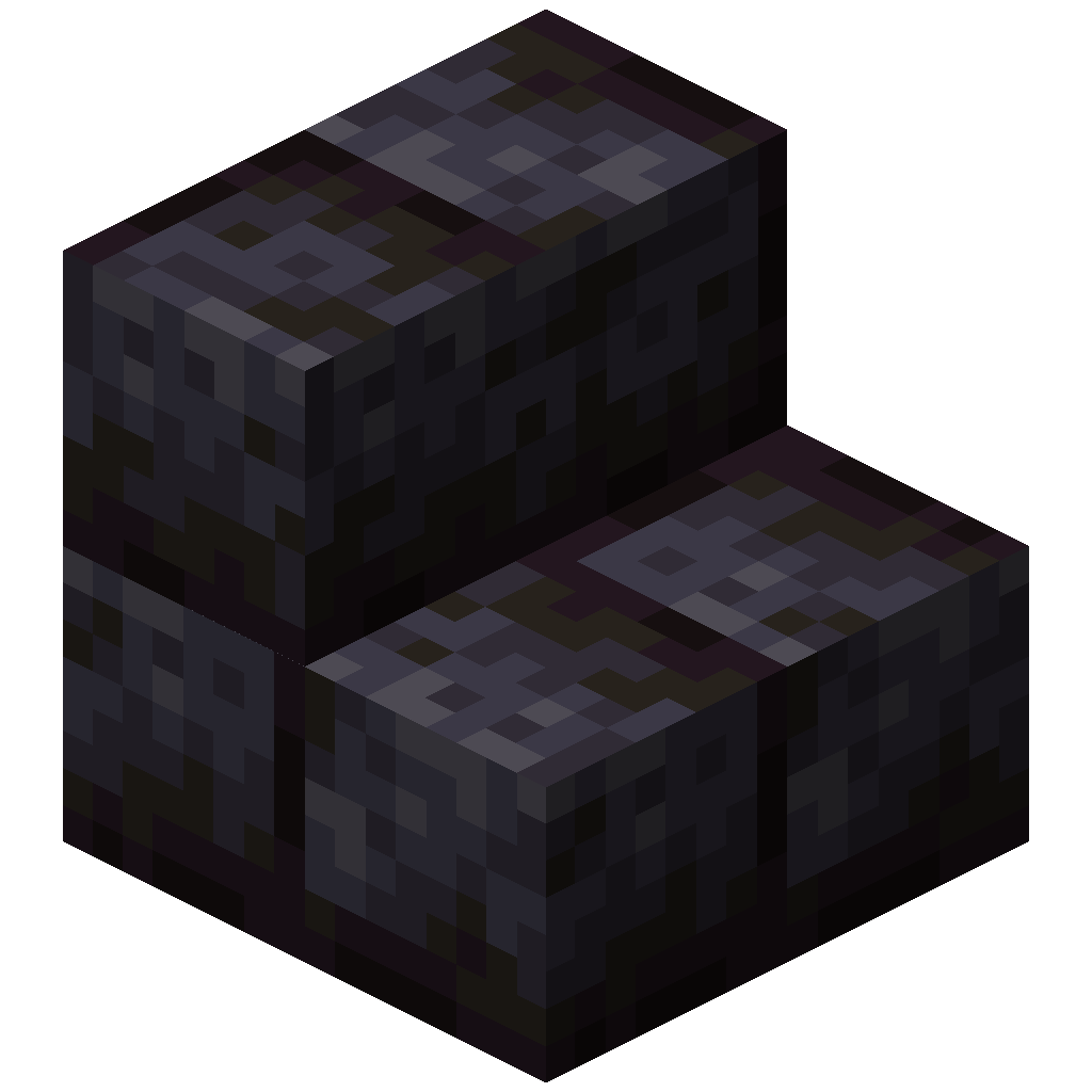 Polished Blackstone Brick Stairs