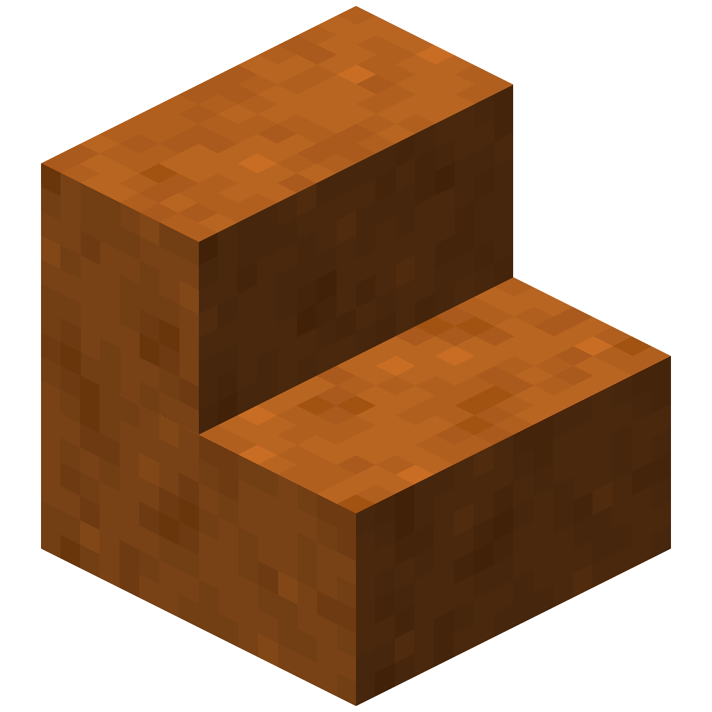 Smooth Red Sandstone Stairs