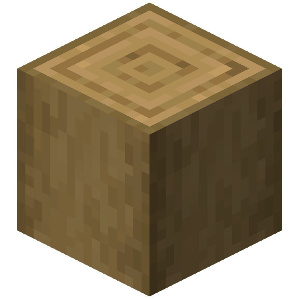 Stripped Oak Log
