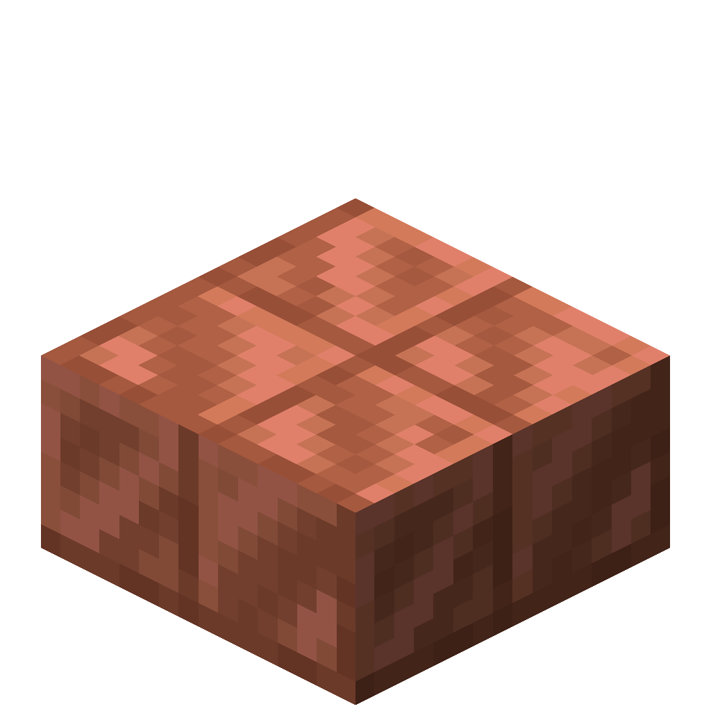 Waxed Cut Copper Slab