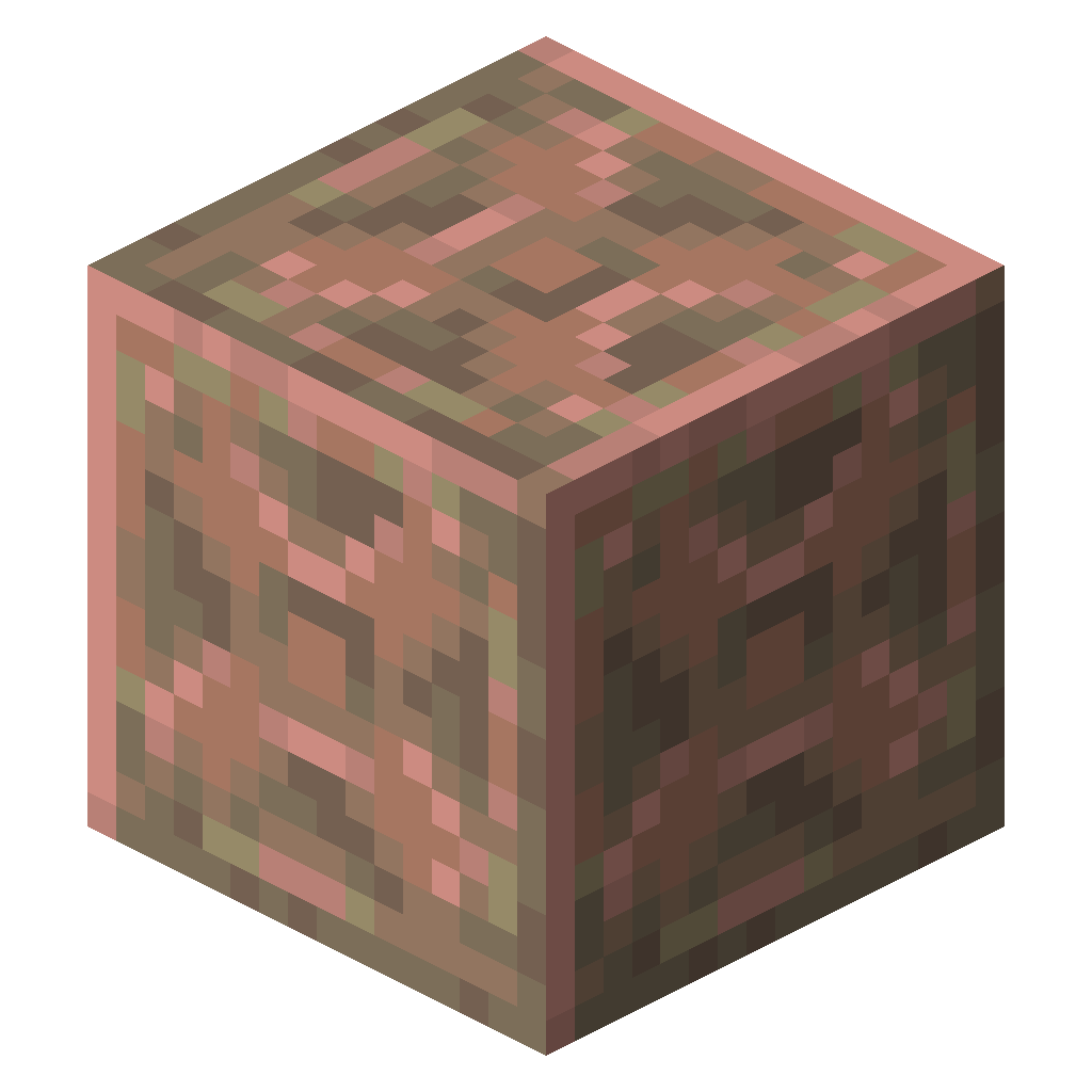 Waxed Exposed Chiseled Copper
