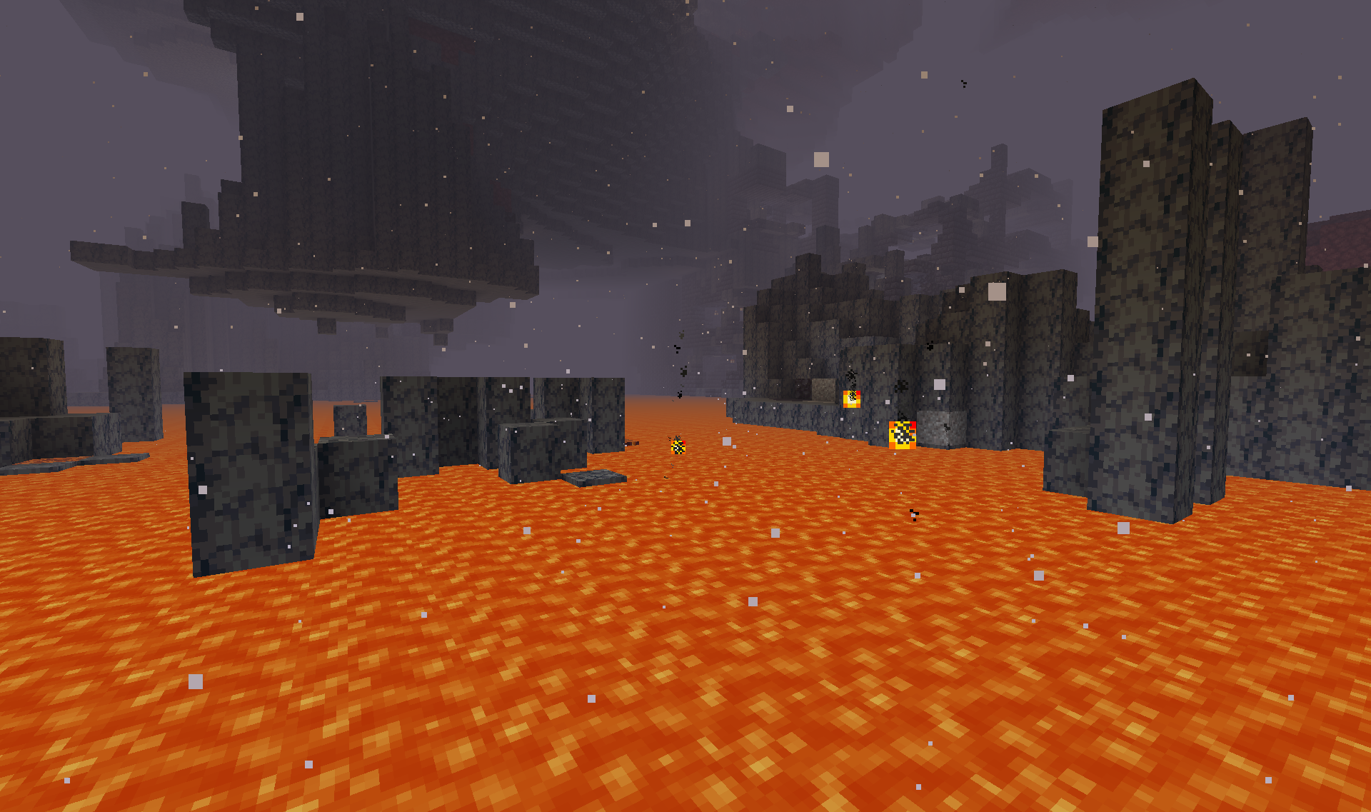 Basalt Deltas Lava Lakes - Dangerous lava hazards