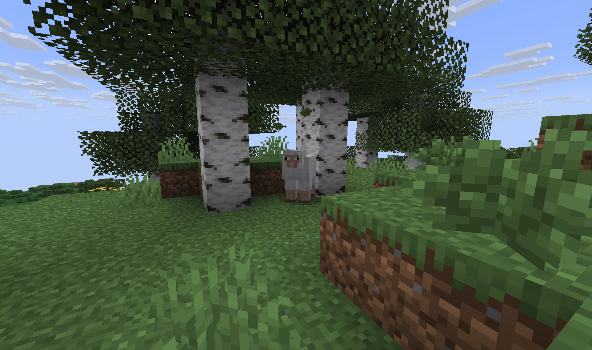 Birch Forest Animals - Passive mobs in natural forest habitat