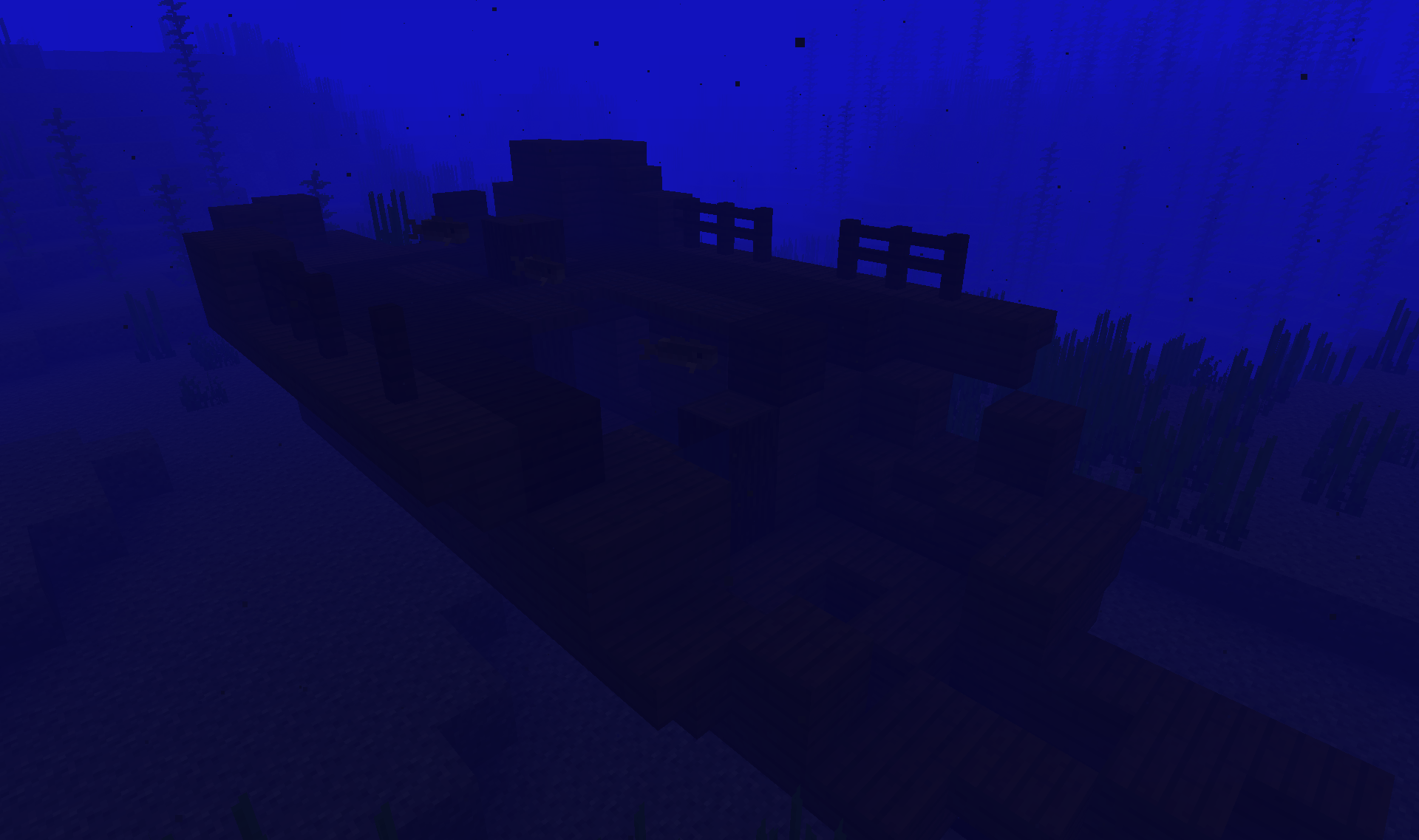 Shipwreck - Sunken vessels in underwater landscape