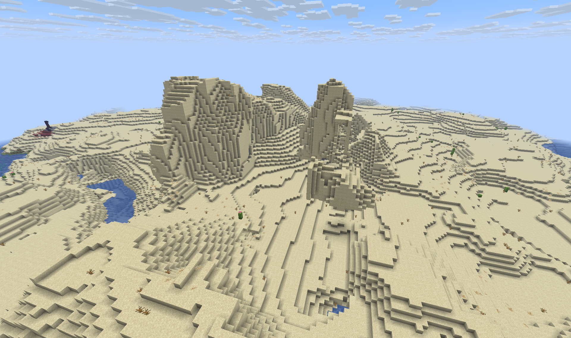 desert Biome Exploration - Open terrain for adventure