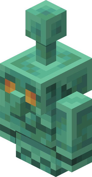 Oxidized Copper Golem Statue