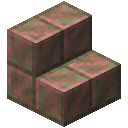 Waxed Exposed Cut Copper Stairs