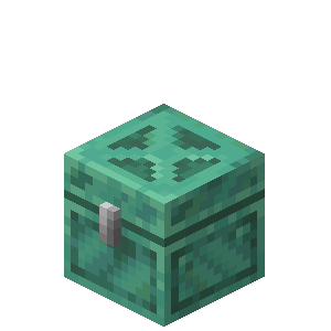 Waxed Oxidized Copper Chest