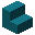 Cyan Concrete Stairs