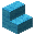 Light Blue Wool Stairs