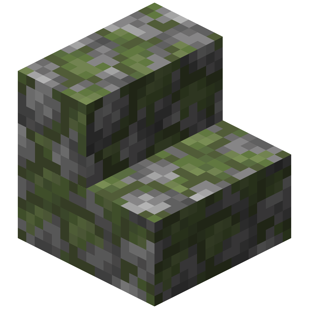 Mossy Cobblestone Stairs