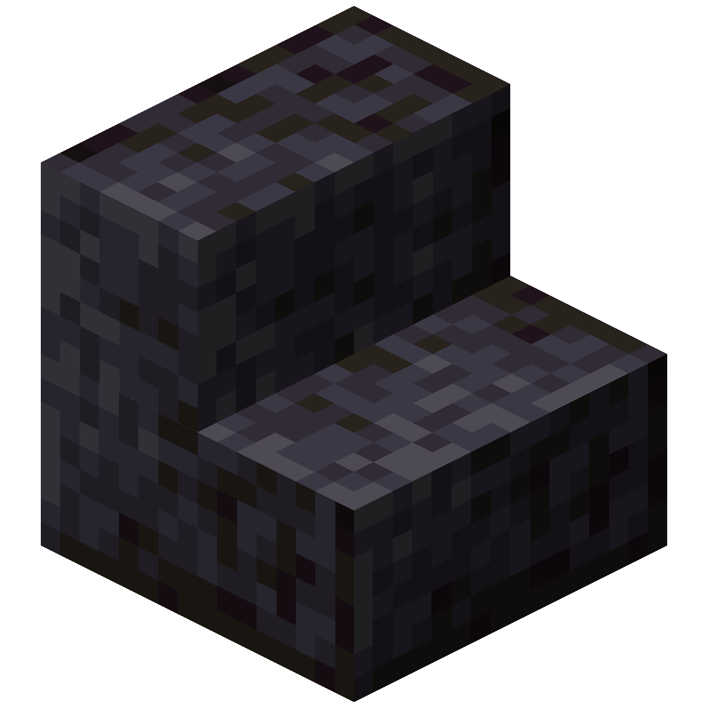 Polished Blackstone Stairs