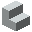 White Concrete Stairs